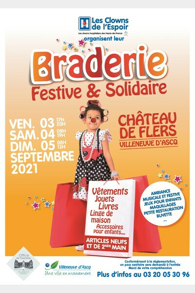 affiche braderie