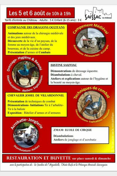 le programme des médiévales