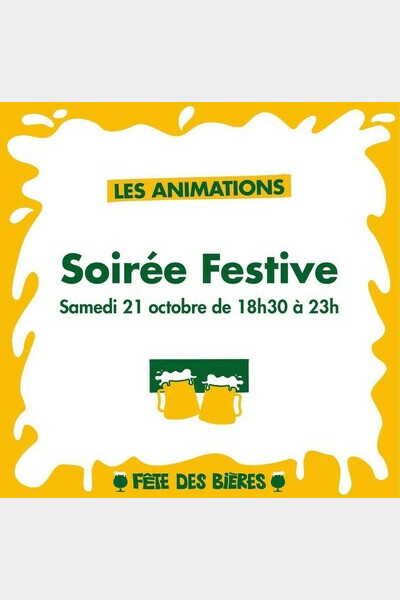 Visuel de la soirée festive