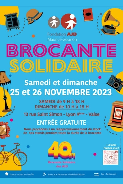 Lyon Vaise : la brocante solidaire d'automne des AJD  Agen11802_1_c400x600