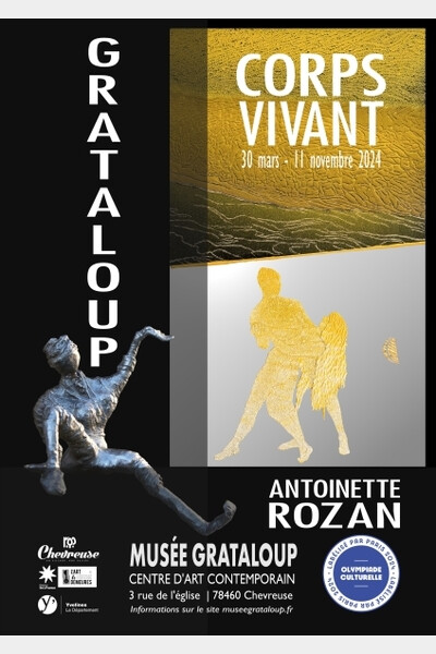 Affiche d'exposition Corsp Vivant - GRATALOUP/ ANTOINETTE ROZAN