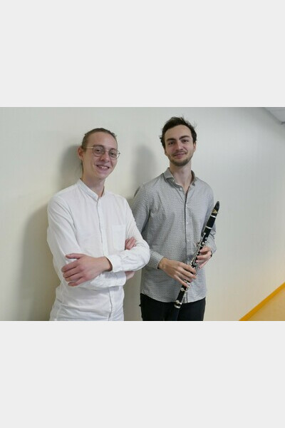 Nils van Keulen et Elio Moreau