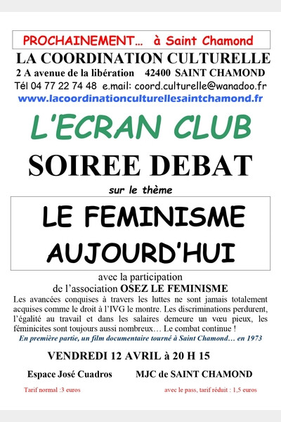 Le féminisme aujourd'hui