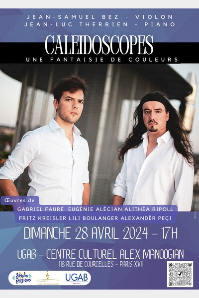 Affiche du concert Caléidoscopes