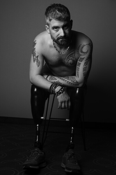 Ludovic, un des 100 modèles de l'exposition 