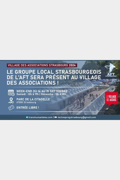 Affiche AFT67 village asso 2024