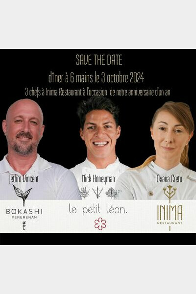 Diner à 6 mains