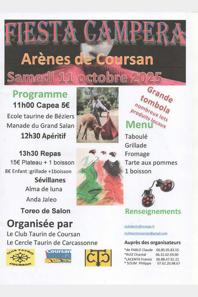 Fiesta campera aux arènes