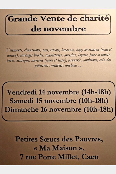 affichette vente novembre 2025