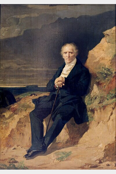 Portrait de Charles Fourier fondateur du Phalanstère. 