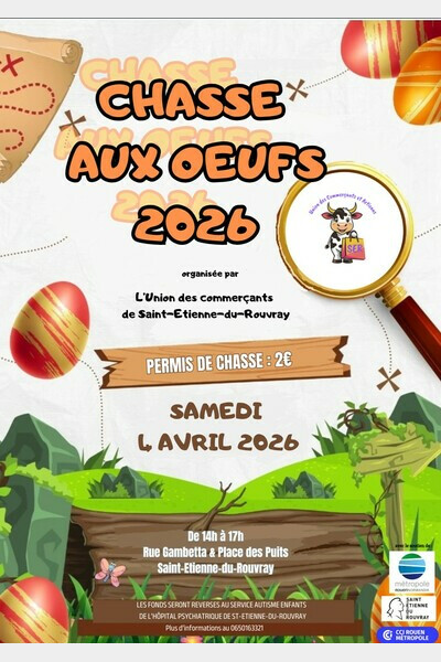 affiche chasse aux oeufs