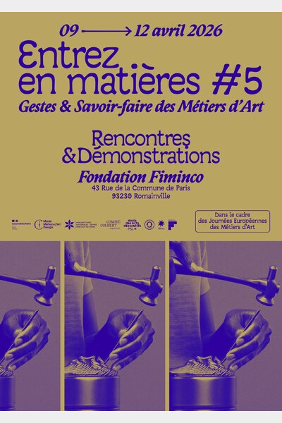 Dans le cadre des Journées Européennes des Métiers d'Art