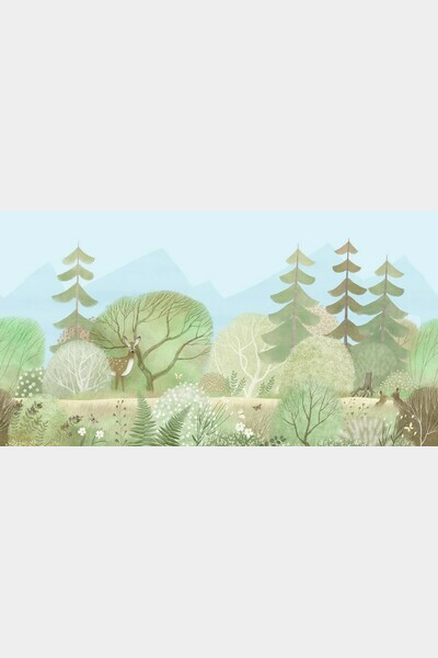 Animaux mignons dans la forêt