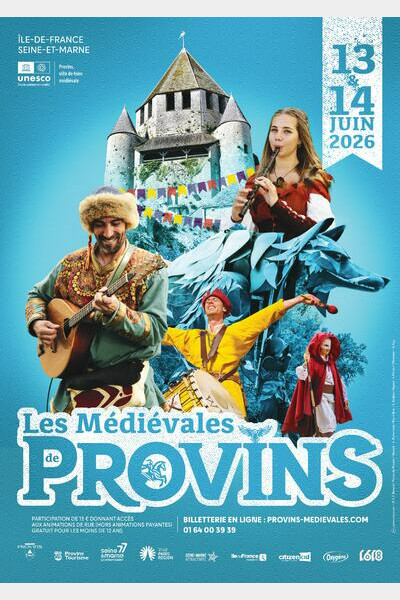 Affiche Médiévales de Provins 2026