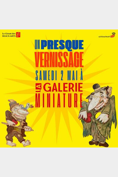 Invitation au presque vernissage