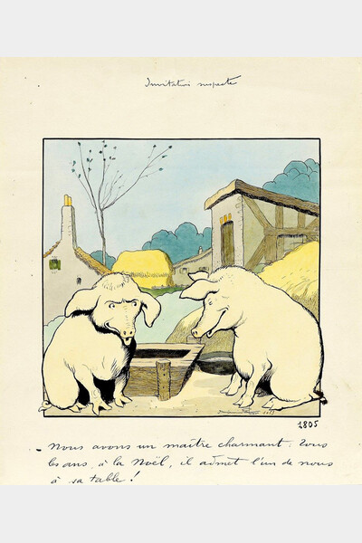 Benjamin RABIER, Invitation suspecte