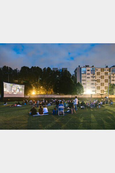 Cinéma en plein air à Villeurbanne