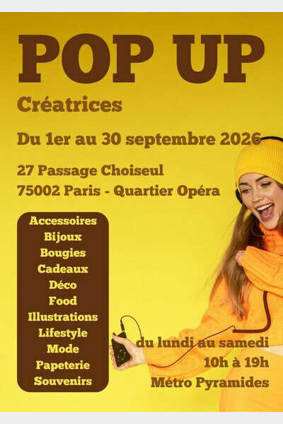 Pop Up Créatrices