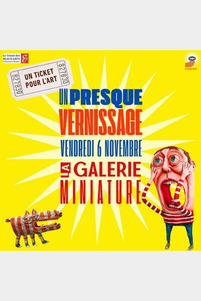 Invitation au presque vernissage mensuel 