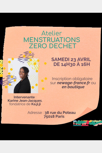 Ateliers menstruations zéro déchet