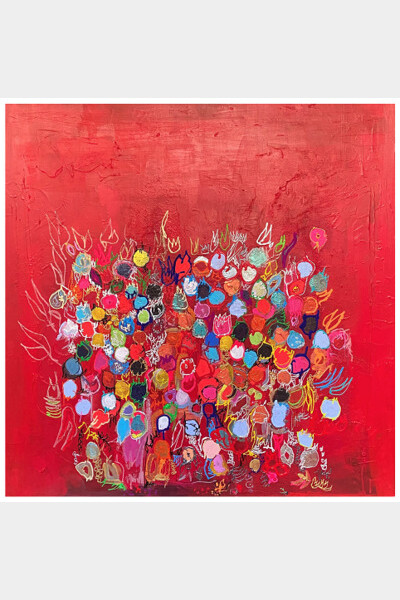Fleurs - rouge