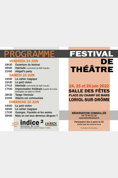 Programme Festival