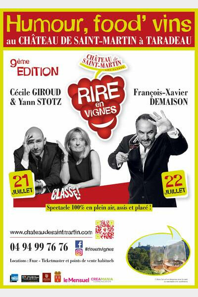 festival rire en vignes 2022 humour Var