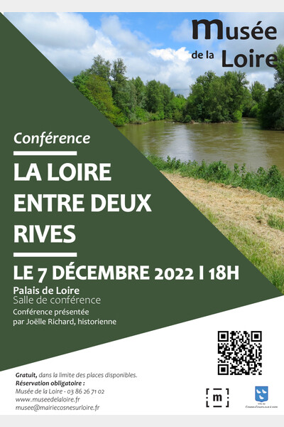 Affiche Conférence La Loire entre deux rives