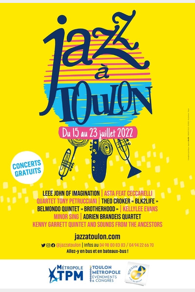 Affiche Jazz à Toulon 2022