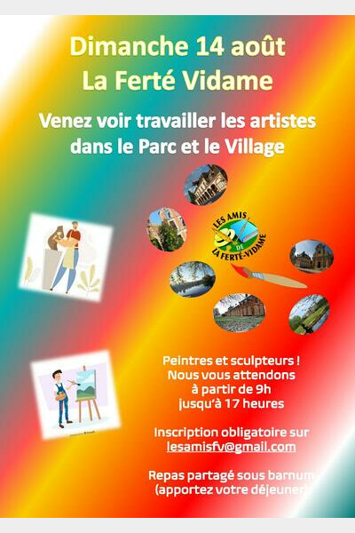 Affiche journée des artistes