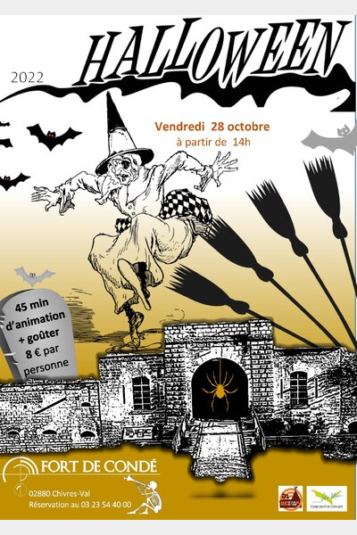 Affiche Halloween Fort de Condé 2022