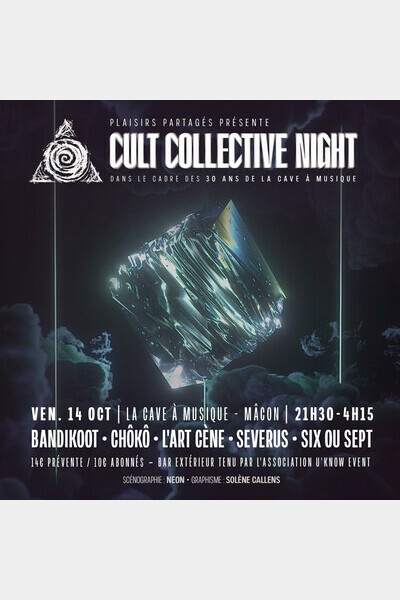 Cult Collective Night Affiche