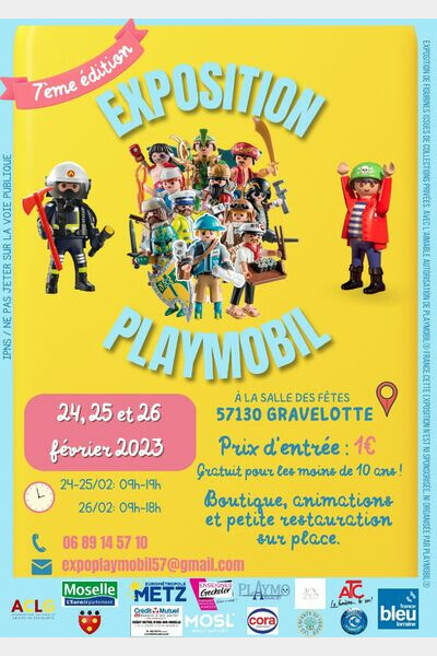 Affiche Exposition Playmobil Gravelotte 2023