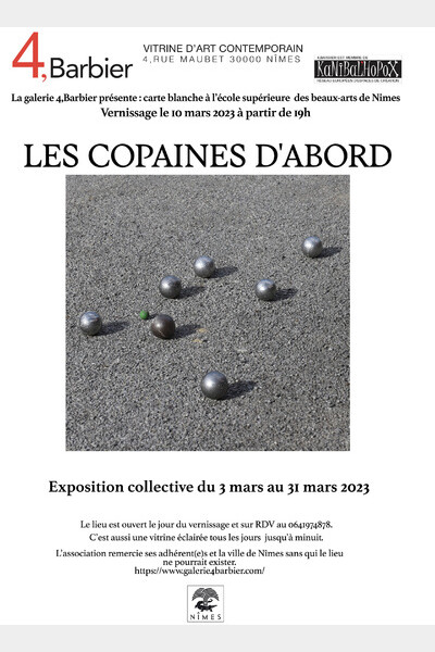 affiche les copaines d'abord