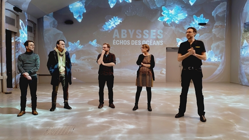 Artistes et responsables du centre